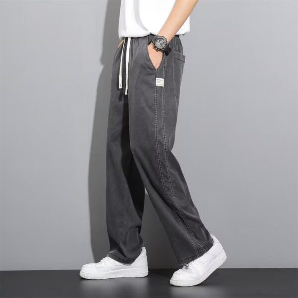 Straight Tube Wide Leg Pants