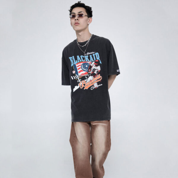 Baseball Vintage Loose T-Shirt