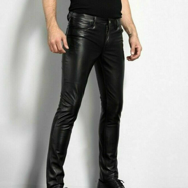 Long Leather Pants