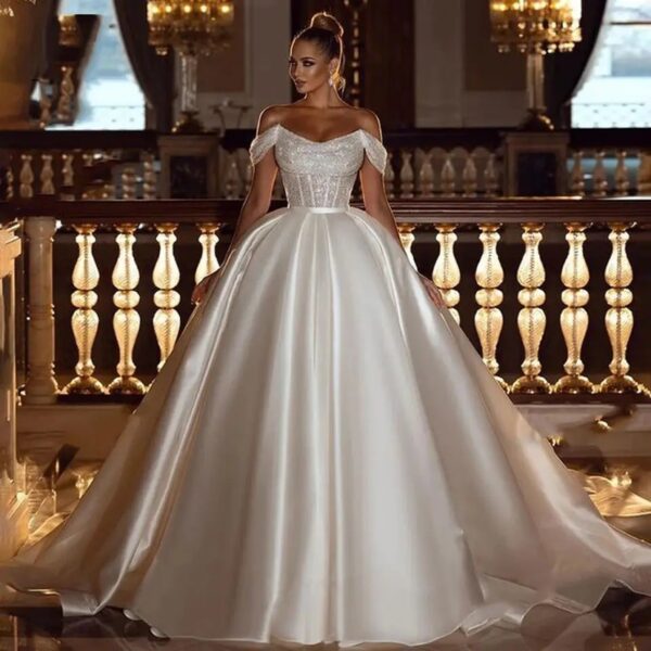 Shiny Bohemia Wedding Dress